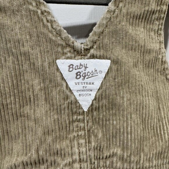 Baby Toddler B’gosh Vestbak By Oshkosh 12 Months Cotton‎ vintage VTG hong Kong - Picture 4 of 11